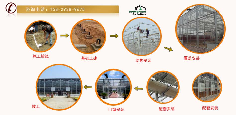 陕西温室工程建设过程